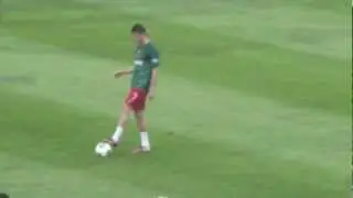Cristiano Ronaldo VS Israel (Warming up) ♥
