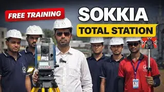 How to Use Sokkia Total Station Step by Step | Complete Tutorial for Beginners (Hindi)