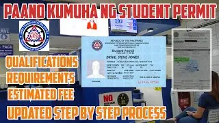 PAANO KUMUHA NG STUDENT LICENSE SA LTO 2023 | STUDENT DRIVER'S LICENSE PERMIT