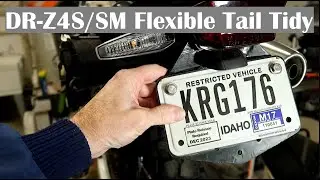 DR-Z4S  / SM Flexible Tail Tidy Installation | Flexi Fender
