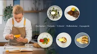 French Mother Sauces Online Course: Béchamel, Tomato, Velouté, Hollandaise & Espagnole Sauce