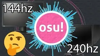 (osu!) How does 144/240hz looks like? [resampling test]