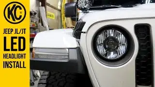 Jeep Wrangler JL/JT Headlight Upgrade: KC HiLiTES® Gravity LEDs
