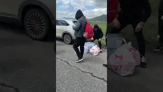 Քաղաքացիները դարձյալ ջուր և քաղցրավենիք են հյուրասիրում դեպի Երևան երթի մասնակիցներին