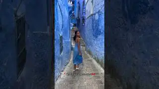 the blue city 💙🩵 #chefchaouen #thebluecity #morocco