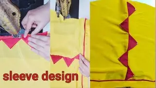 🔥 Trendy sleeve design stitching tutorial // latest sleeve design #sleevesdesign #stitching #2024