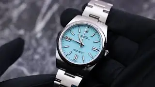 Rolex Oyster Perpetual 41 Tiffany 124300 Unboxing & Presentation