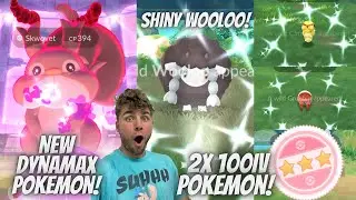 ✨Catching The NEWEST Dynamax Pokemon! 2x 100 IV Pokemon and Shiny Wooloo CAUGHT… Again?!✨