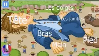 FUN FRENCH PARTS OF THE BODY'S GAME/PARTS OF THE BODY IN FRENCH