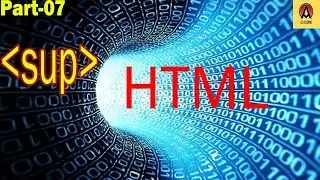 Html sup tag tutorial - what is sup tag in html || How to use sup tag || superscript tag in html ||