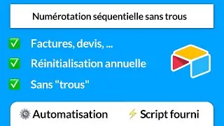 Numérotation séquentielle sans trous & réinitialisée chaque année dans Airtable