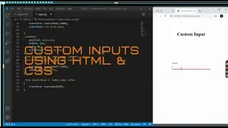 Custom Input Field using HTML & CSS