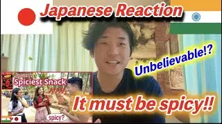Japanese React to ” Indian People Try Japan's Spiciest Snack – Is it spicy for Indians too?