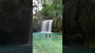 Clean, cold and fresh water falls in CEBU City, Philippines 🇵🇭 #shorts