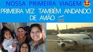 PRIMEIRA VEZ ANDANDO DE AVIÃO ✈️😲 CHEGAMOS EM JOÃO PESSOA 😁