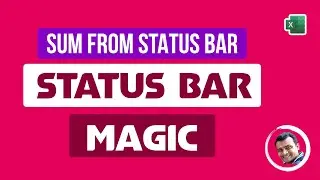MS Excel Tips and Tricks | Status Bar and Clipboard Magic