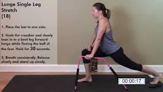 Shape Stretch Flexibility Exercise #18 Lunge single leg stretch
