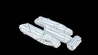Houdini Procedural Spaceship