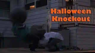 Halloween Ghost Scare Decoy Exercise Ball Destruction Prank
