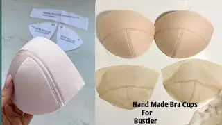How to Make Bra Cups/Hand Made Bra Cups/Beginners Friendly #bracups #beginnersfriendly