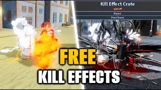 (AUT) How to get every Kill Effects for FREE! | A Universal Time Roblox