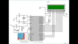 Interfacing LCD keypad with 8051 Microcontroller