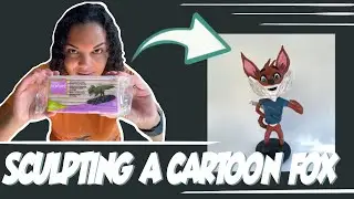 Sculpting A Cartoony Fox Using Super Sculpey Polymer Clay