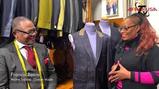 Meet The Indomitable Francis Boum, of Paris, Cameroon's Finest Tailor