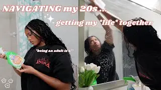 my life is a mess, spend a *PRODUCTIVE* day in my life cleaning my house