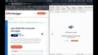 DOM XSS using web messages | Web Security Academy | PortSwigger Labs