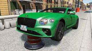 Cars VS Bollards - BeamNG.Drive