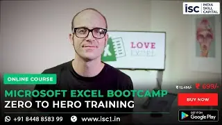 MICROSOFT EXCEL 2016 BOOTCAMP – ZERO TO HERO TRAINING
