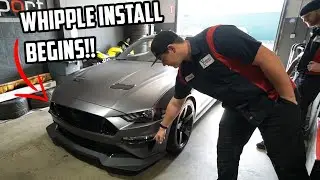 STARTING the SUPERCHARGER Install on my 2019 Mustang GT!