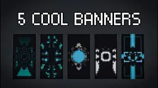 Minecraft : 5 Cool Banner Designs #11 | Tutorial