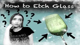 🌟How to Etch Glass with Cricut🌟| EXTREME CRAFT|