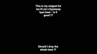 Lil Uzi Vert Beat Snippet