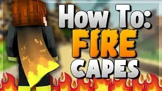 How to: FIRE OPTIFINE CAPE! (Optifine Cape Designs)
