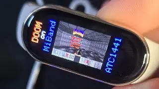 DOOM on the Xiaomi Mi Band 8 Fitnessband