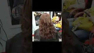 wavy hairstyle #hairstylist #hairdresser #shorts