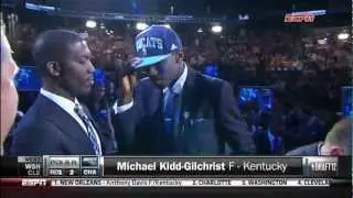 Michael Kidd-Gilchrist Drafted 2nd by the Charlotte Bobcats (6-28-2012)