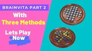 How to play Brainvita | Golilu | Marbles |  Solitaire | Peg Solitaire | Methods in Brainvita Part 2