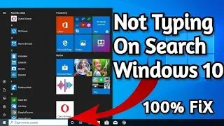 Can't Type In The Search Bar On Windows 10 | windows 10 search bar not typing | Can't Type In Search
