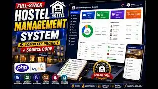 Hostel Management System | Full-Stack Room Booking & Student Management Web App
