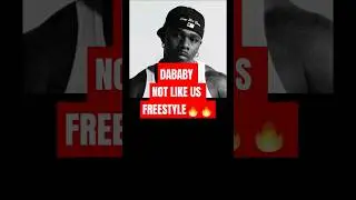 🔥🔥dababy freestyle over #kendricklamar not like us beat#hiphop #rap #dababy #notlikeus #lyrics #kdot