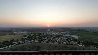 Amanecer en Los Mochis, cerro de la memoria