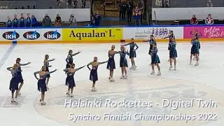 Helsinki Rockettes - FIN1 in World Synchro 2022 - Muodostelmaluistelun SM 2022 🥇