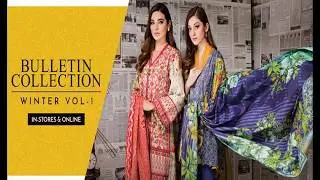Warda Winter 2018 Bulletin Collection With Price 3 Piece Vol 1