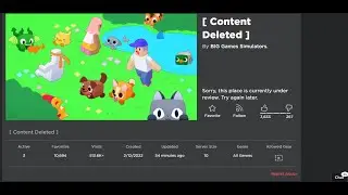 PET SIMULATOR X COPY GETS DELETED...