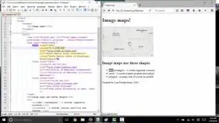 Creating hot spots on an image to create an image map in html