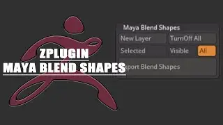 【ZBrush 2022】【memo】ZPLUGIN:maya blend shapes
